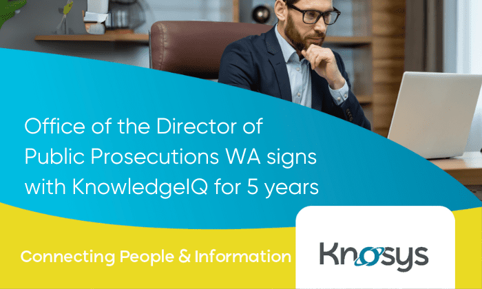 Office of the Director of Public Prosecutions for WA signs 5-year contract for KnowledgeIQ